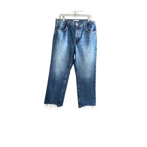 Zara women’s high rise wide leg jeans size 12
